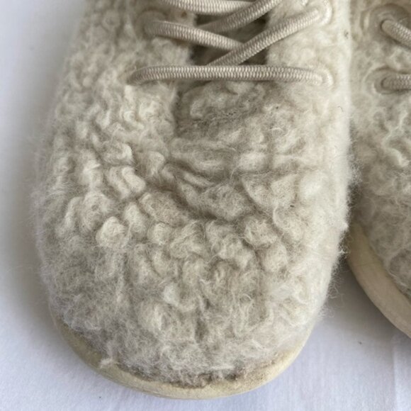 ALLBIRDS Smallbirds Wool Runners FluffsShoes Little Kids 10.5 Natural White - Picture 5 of 12